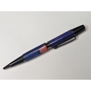 Graduate‎ Twist Pen Black Finish Purple Acrylic Body Hand Turned Pen